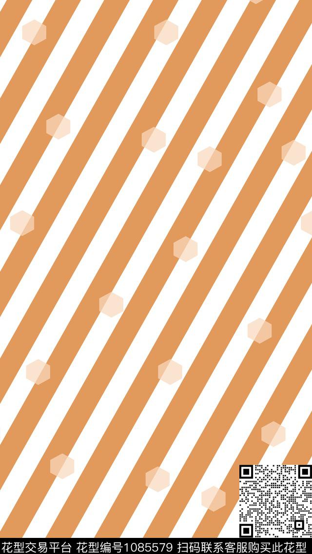 条纹几何斜条纹数码印花华亿平台下载（图片编号: 1085579） - 瓦栏（Walan）