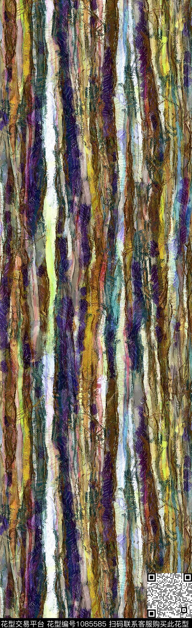 条纹休闲长巾传统印花华亿平台下载（图片编号: 1085585） - 瓦栏（Walan）