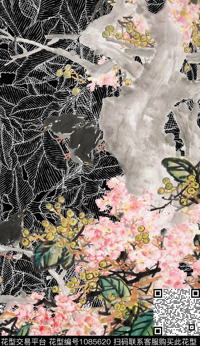 数码华亿平台定位花数码印花华亿平台下载（图片编号: 1085620） - 瓦栏（Walan）