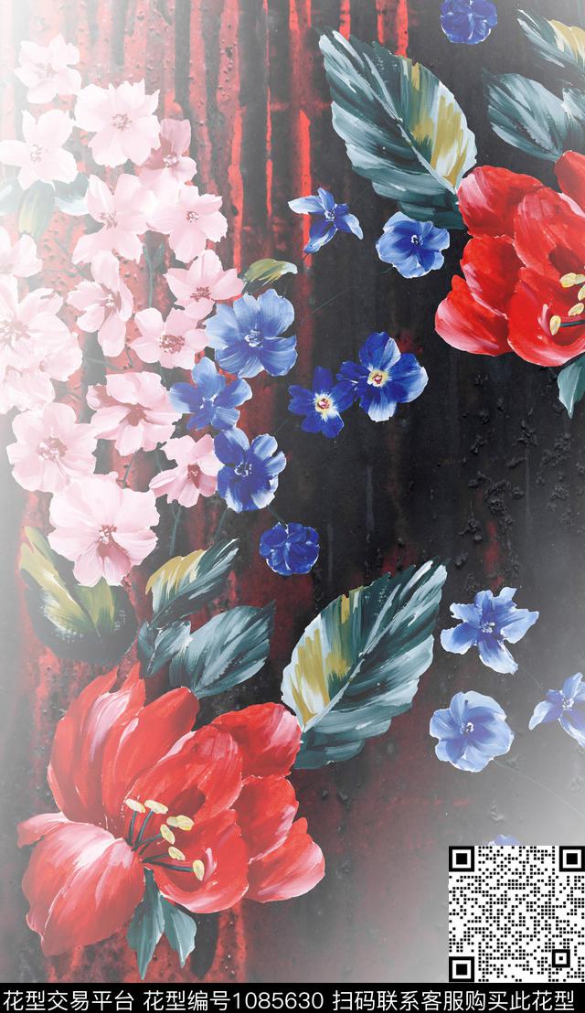 数码华亿平台定位花花卉数码印花华亿平台下载（图片编号: 1085630） - 瓦栏（Walan）