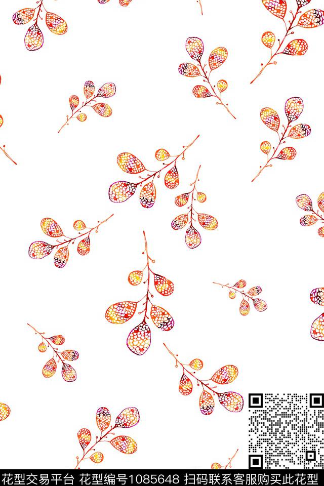 黑底花卉数码华亿平台民族风数码印花华亿平台下载（图片编号: 1085648） - 瓦栏（Walan）