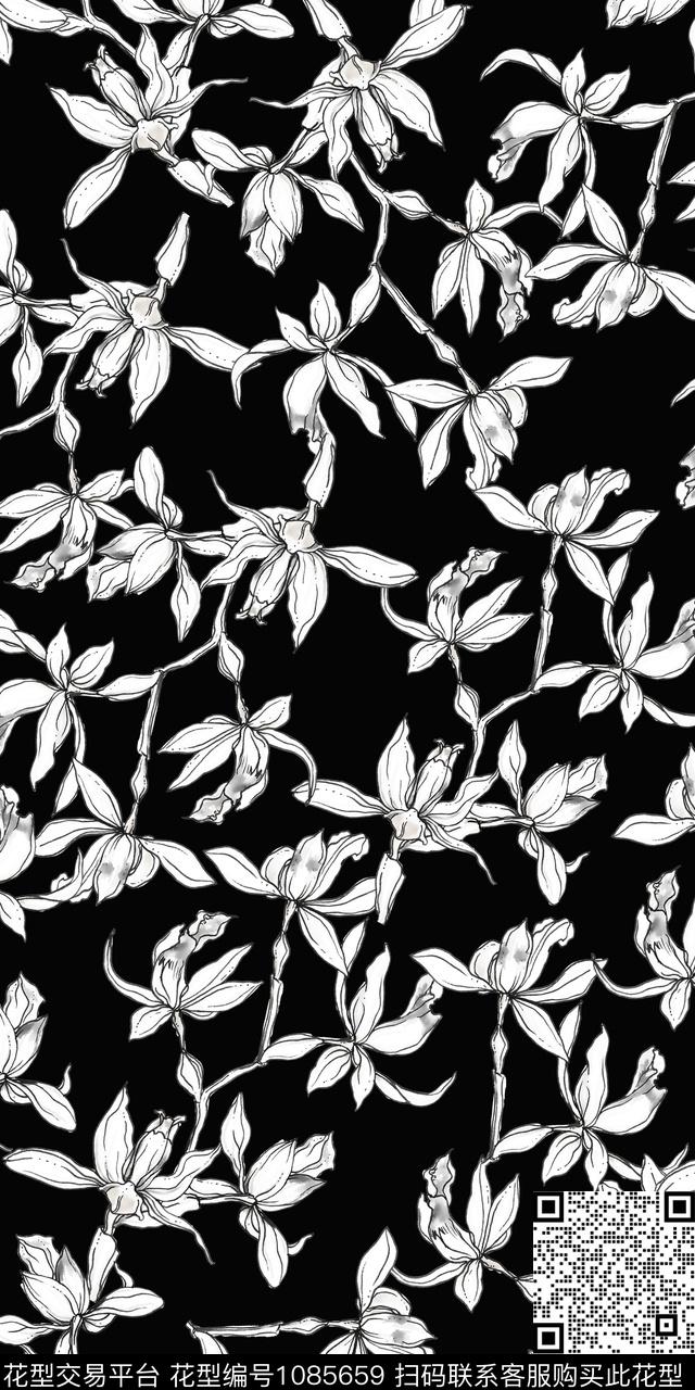 数码华亿平台抽象大牌风数码印花华亿平台下载（图片编号: 1085659） - 瓦栏（Walan）