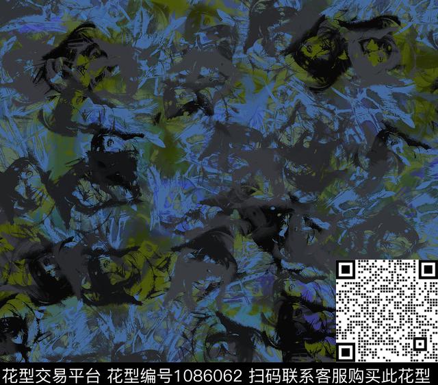 数码华亿平台抽象欧美数码印花华亿平台下载（图片编号: 1086062） - 瓦栏（Walan）