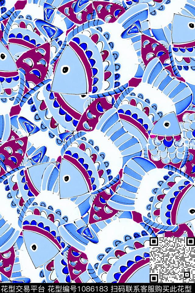 数码华亿平台抽象几何数码印花华亿平台下载（图片编号: 1086183） - 瓦栏（Walan）