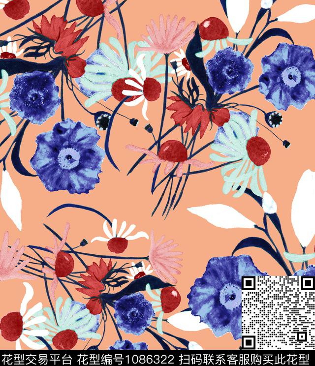香云纱荷花中国风数码印花华亿平台下载（图片编号: 1086322） - 瓦栏（Walan）