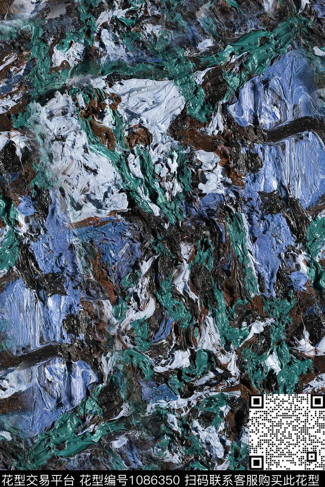 肌理男装定位花传统印花华亿平台下载（图片编号: 1086350） - 瓦栏（Walan）