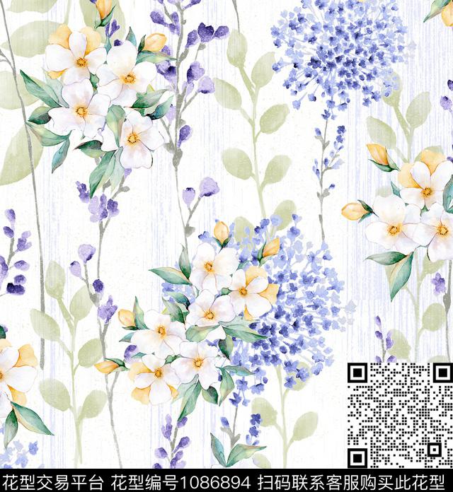 小碎花花卉女装数码印花华亿平台下载（图片编号: 1086894） - 瓦栏（Walan）