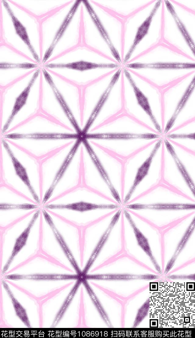 几何菱形简约传统印花华亿平台下载（图片编号: 1086918） - 瓦栏（Walan）