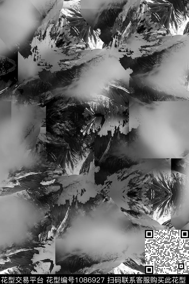 数码华亿平台抽象大牌风数码印花华亿平台下载（图片编号: 1086927） - 瓦栏（Walan）