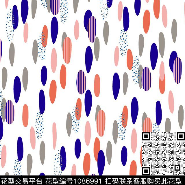 圆形几何手绘几何传统印花华亿平台下载（图片编号: 1086991） - 瓦栏（Walan）