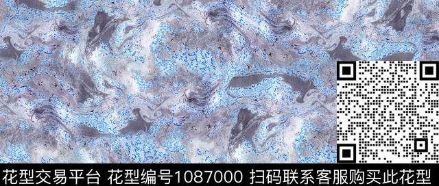 迪拜花卉抽象底纹手绘底纹数码印花华亿平台下载（图片编号: 1087000） - 瓦栏（Walan）