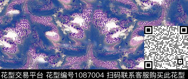 迪拜花卉抽象底纹手绘底纹数码印花华亿平台下载（图片编号: 1087004） - 瓦栏（Walan）