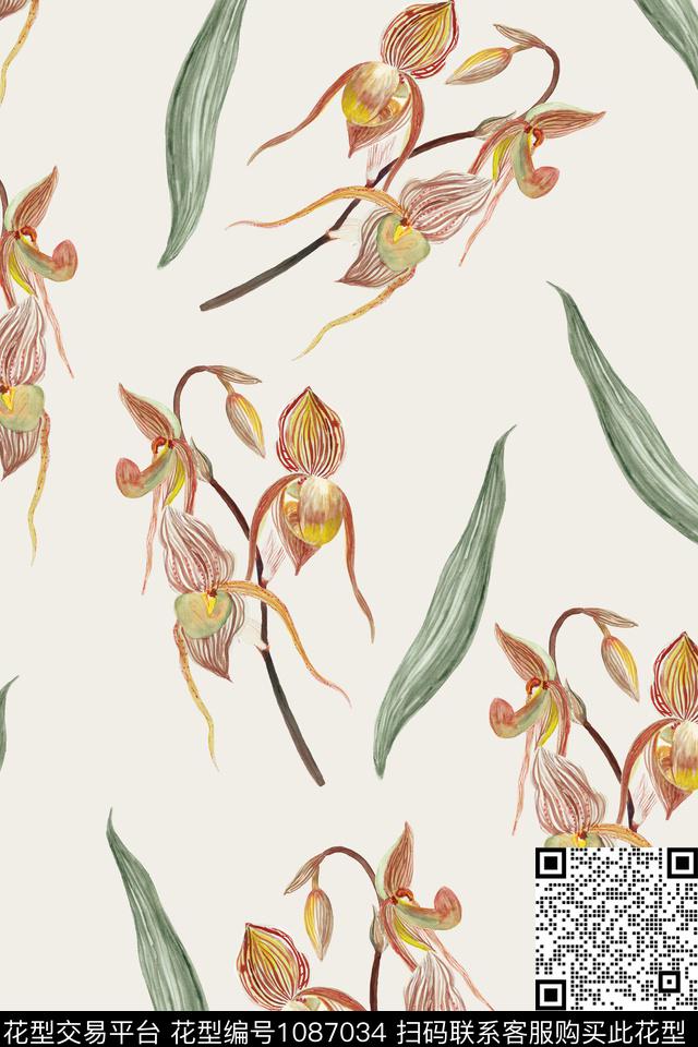 数码华亿平台小碎花抽象数码印花华亿平台下载（图片编号: 1087034） - 瓦栏（Walan）