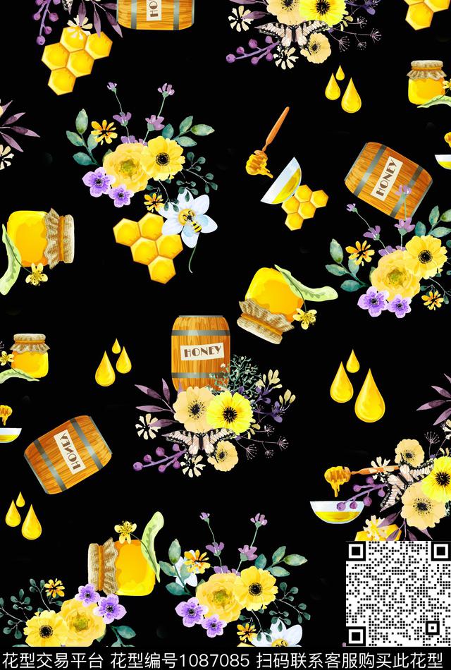 小碎花田园花卉传统印花华亿平台下载（图片编号: 1087085） - 瓦栏（Walan）