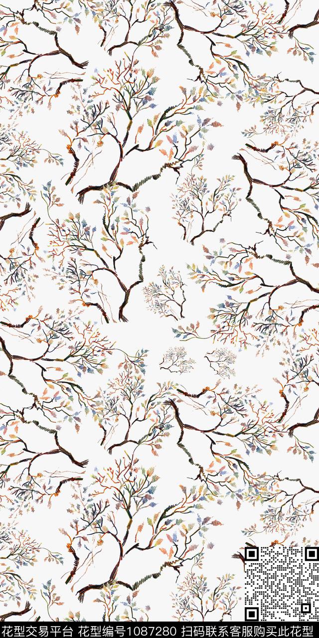 数码华亿平台大牌风素雅数码印花华亿平台下载（图片编号: 1087280） - 瓦栏（Walan）