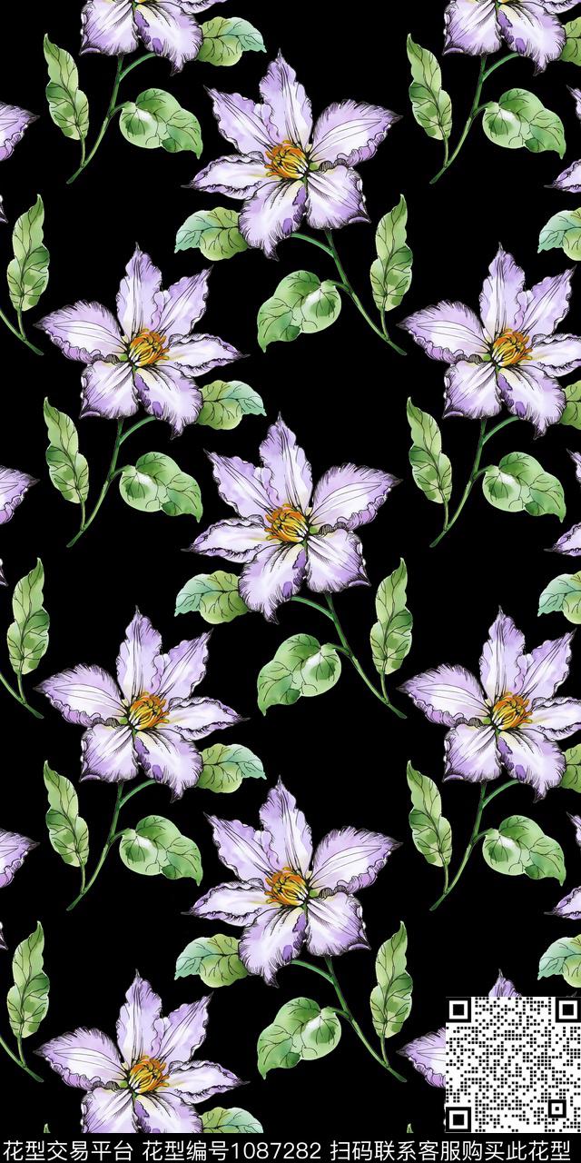 数码华亿平台小碎花花卉数码印花华亿平台下载（图片编号: 1087282） - 瓦栏（Walan）