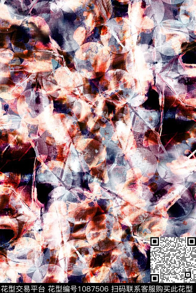 数码华亿平台抽象男装数码印花华亿平台下载（图片编号: 1087506） - 瓦栏（Walan）