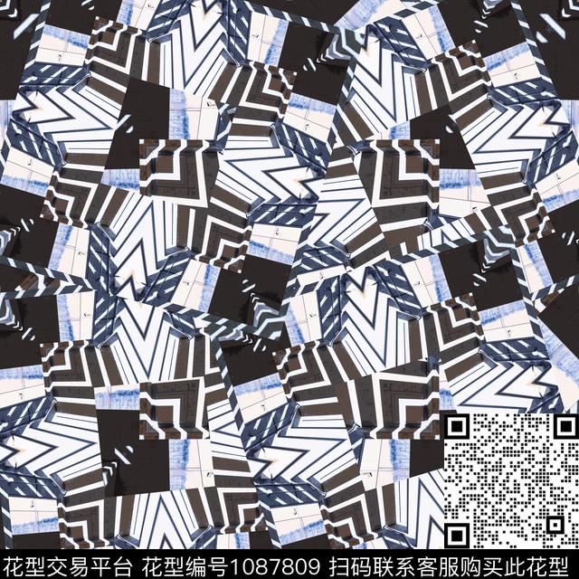 女装几何航海数码印花华亿平台下载（图片编号: 1087809） - 瓦栏（Walan）