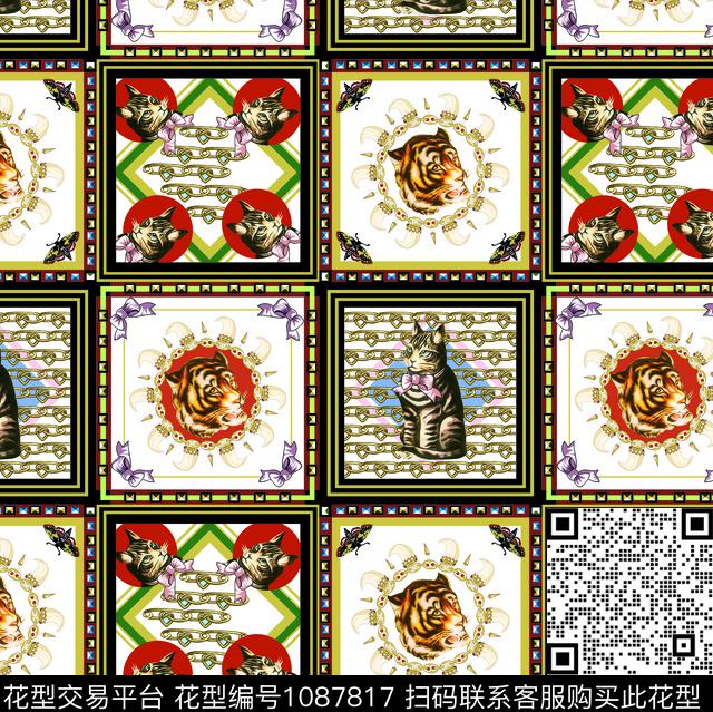 女装几何潮牌传统印花华亿平台下载（图片编号: 1087817） - 瓦栏（Walan）