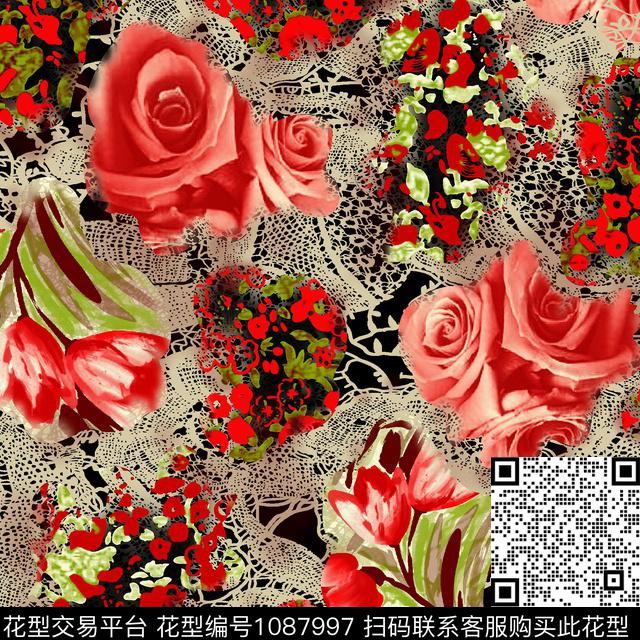 数码华亿平台定位花小碎花数码印花华亿平台下载（图片编号: 1087997） - 瓦栏（Walan）