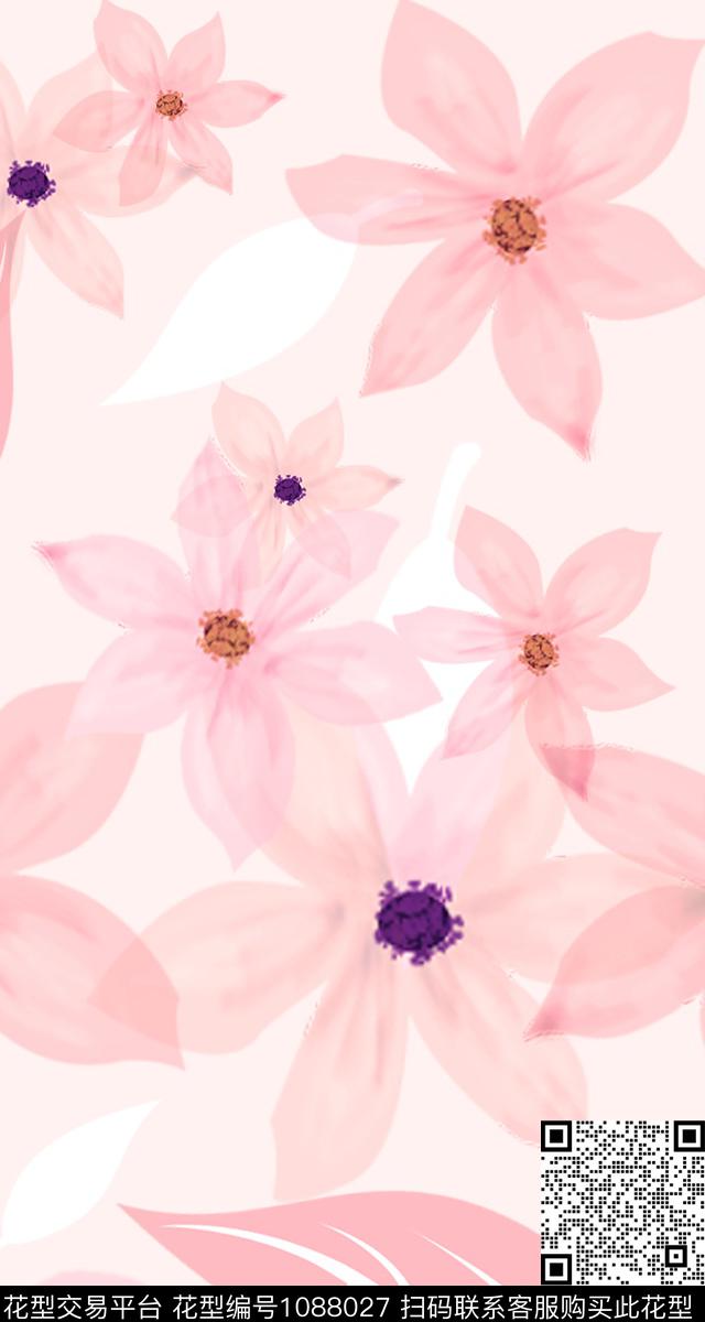 大花艺术少女数码印花华亿平台下载（图片编号: 1088027） - 瓦栏（Walan）