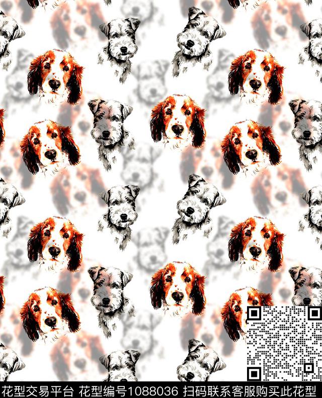 大牌风狗黄毛狗数码印花华亿平台下载（图片编号: 1088036） - 瓦栏（Walan）