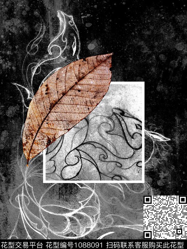 定位花线条男装数码印花华亿平台下载（图片编号: 1088091） - 瓦栏（Walan）