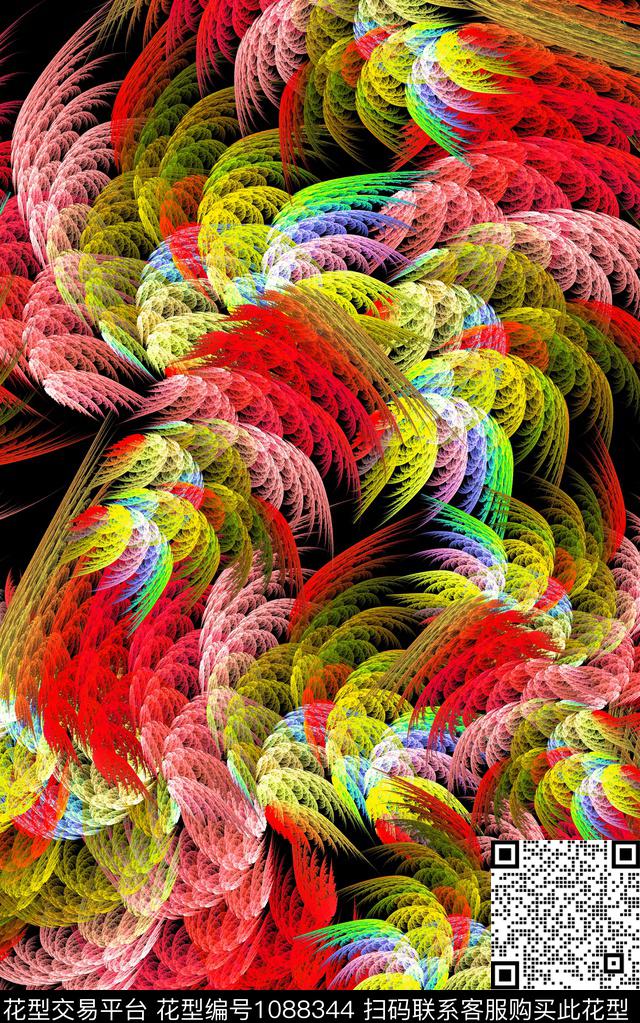 数码华亿平台肌理抽象数码印花华亿平台下载（图片编号: 1088344） - 瓦栏（Walan）