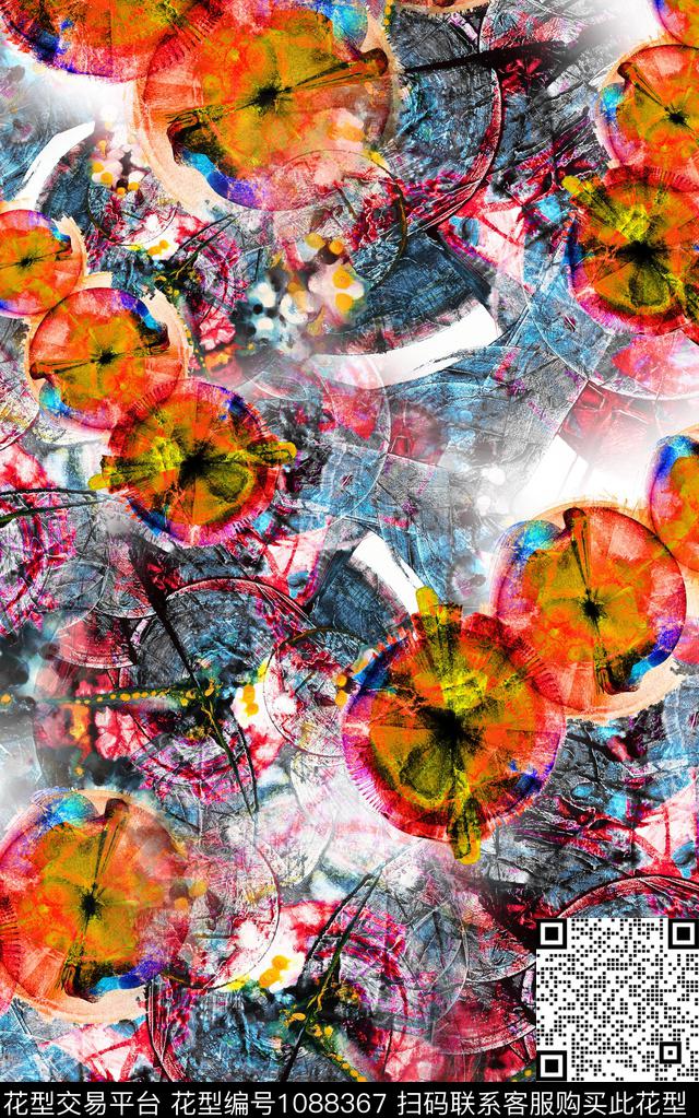 数码华亿平台肌理抽象数码印花华亿平台下载（图片编号: 1088367） - 瓦栏（Walan）