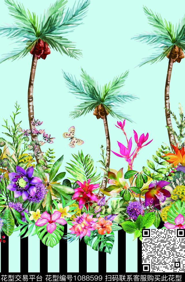 数码华亿平台花卉数码定位花数码印花华亿平台下载（图片编号: 1088599） - 瓦栏（Walan）