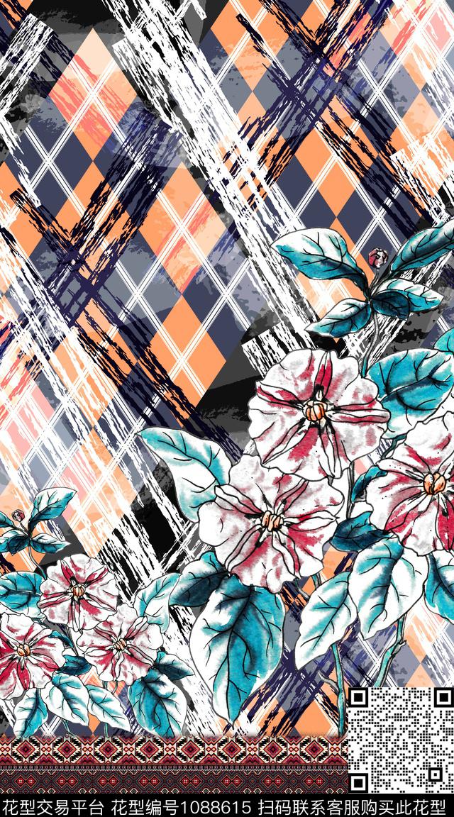数码华亿平台定位花花卉数码印花华亿平台下载（图片编号: 1088615） - 瓦栏（Walan）