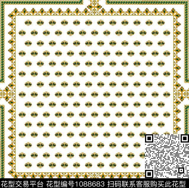 民族风围巾休闲数码印花华亿平台下载（图片编号: 1088683） - 瓦栏（Walan）