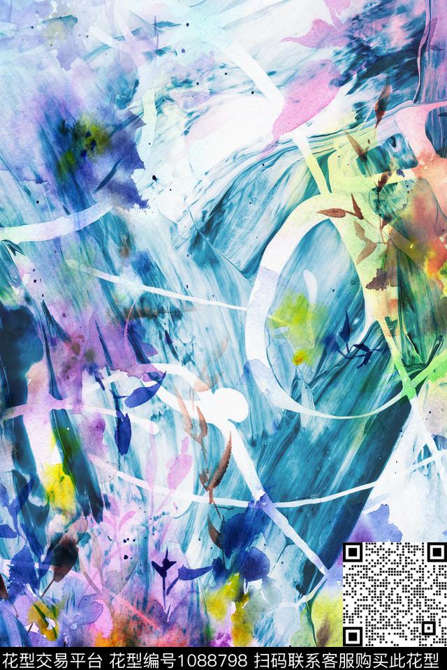 数码华亿平台定位花花卉数码印花华亿平台下载（图片编号: 1088798） - 瓦栏（Walan）