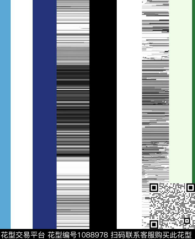 几何条纹新品数码印花华亿平台下载（图片编号: 1088978） - 瓦栏（Walan）