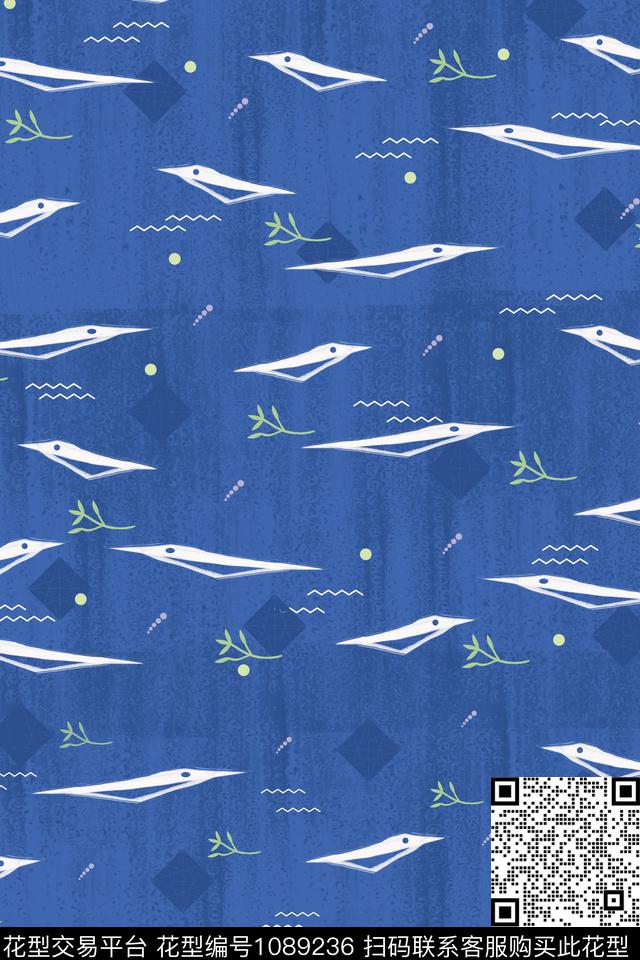 数码华亿平台年轻女性几何数码印花华亿平台下载（图片编号: 1089236） - 瓦栏（Walan）