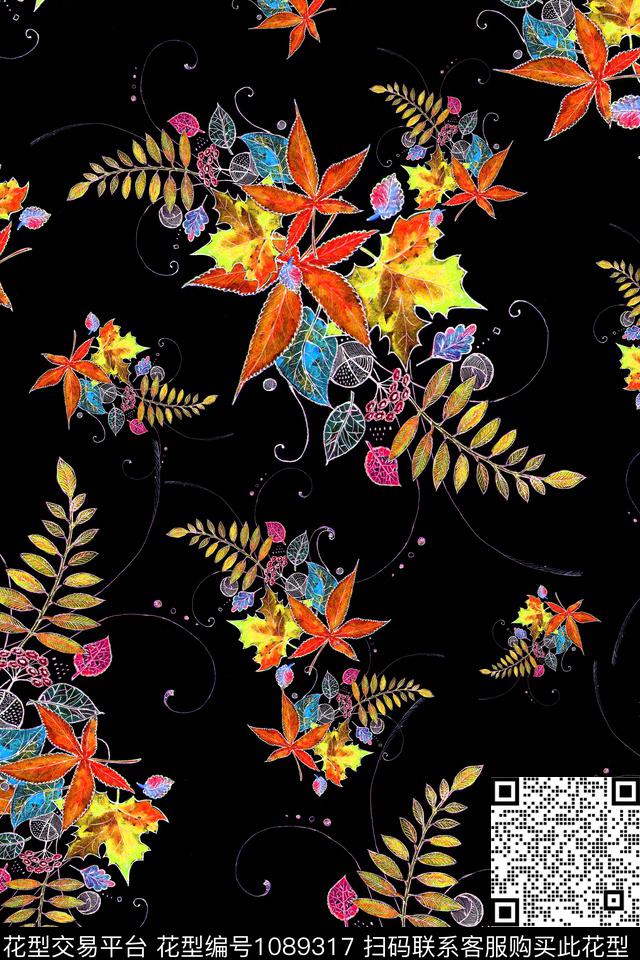 小碎花女装泳装数码印花华亿平台下载（图片编号: 1089317） - 瓦栏（Walan）