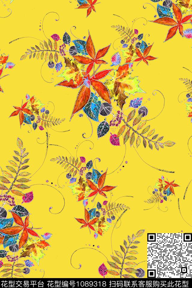 小碎花女装泳装数码印花华亿平台下载（图片编号: 1089318） - 瓦栏（Walan）