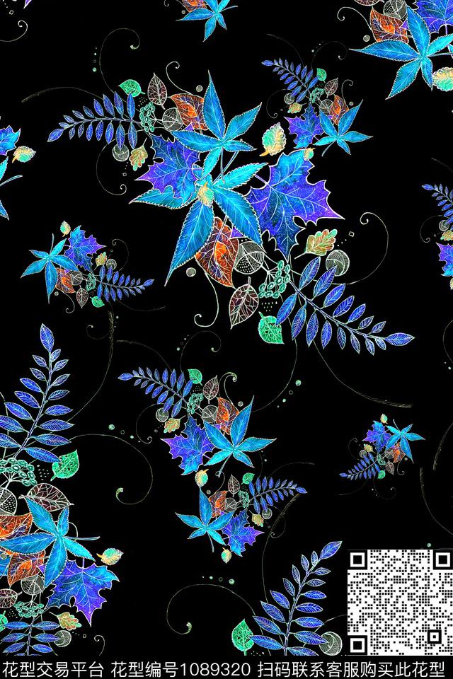 小碎花女装泳装数码印花华亿平台下载（图片编号: 1089320） - 瓦栏（Walan）