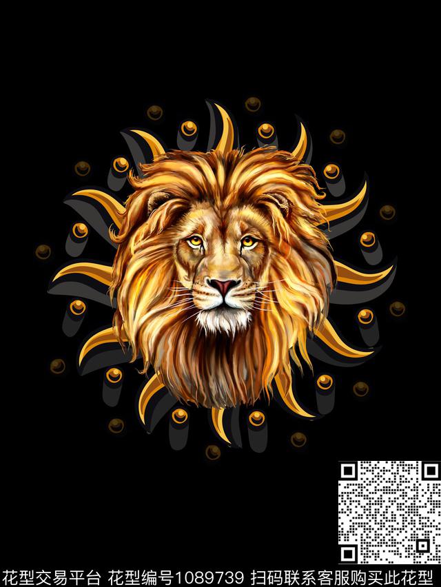 定位花男装动物数码印花华亿平台下载（图片编号: 1089739） - 瓦栏（Walan）