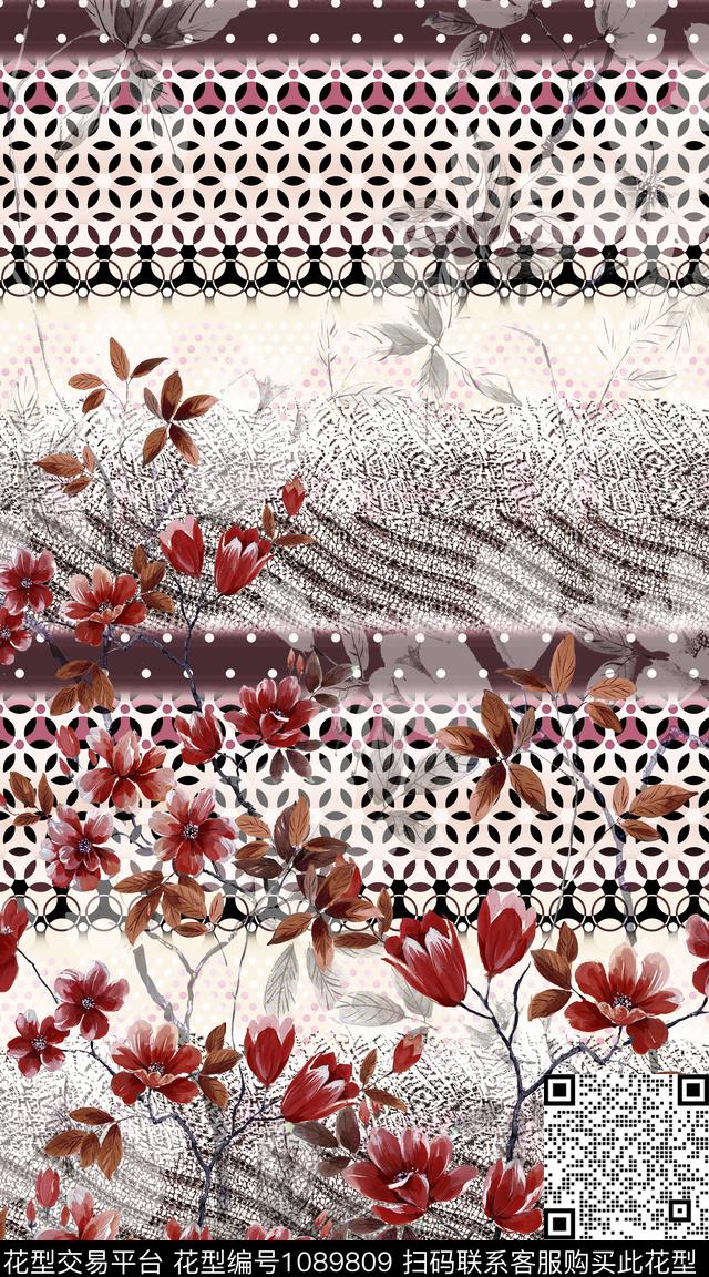 数码华亿平台定位花花卉数码印花华亿平台下载（图片编号: 1089809） - 瓦栏（Walan）