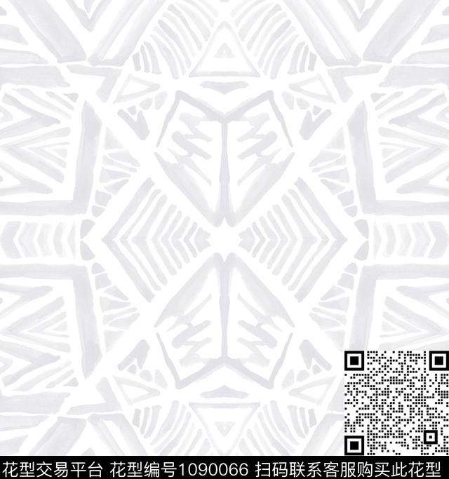 几何复古墙纸传统印花华亿平台下载（图片编号: 1090066） - 瓦栏（Walan）