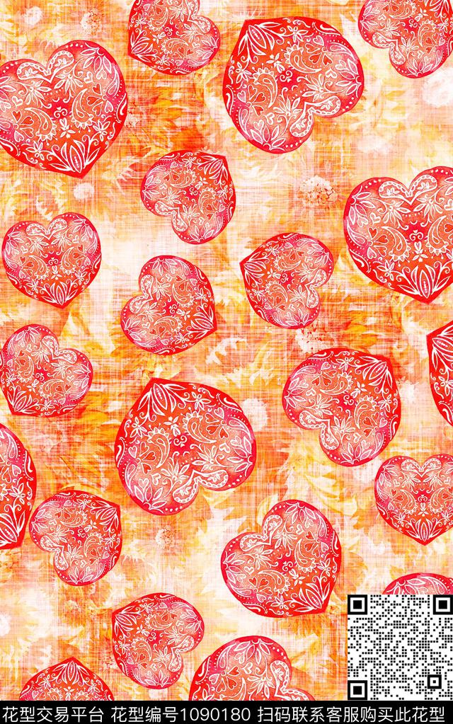 数码华亿平台民族风复古数码印花华亿平台下载（图片编号: 1090180） - 瓦栏（Walan）