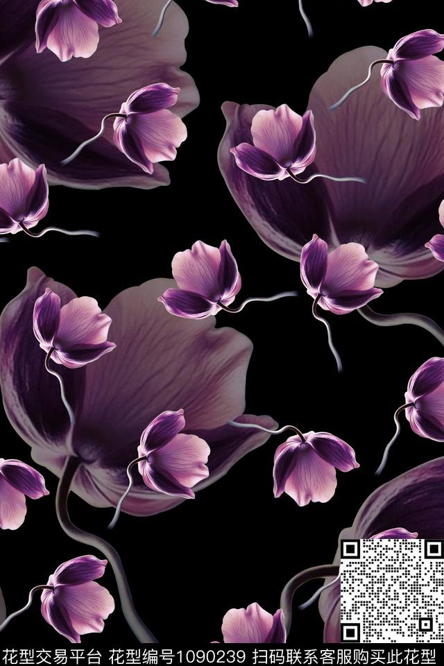 数码华亿平台定位花花卉数码印花华亿平台下载（图片编号: 1090239） - 瓦栏（Walan）