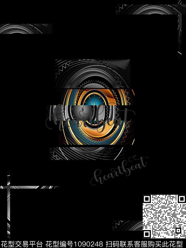 艺术创意抽象数码印花华亿平台下载（图片编号: 1090248） - 瓦栏（Walan）