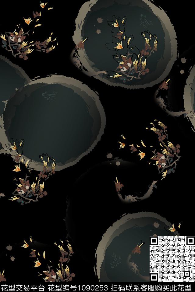 数码华亿平台定位花花卉数码印花华亿平台下载（图片编号: 1090253） - 瓦栏（Walan）