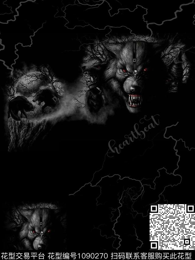 艺术创意抽象传统印花华亿平台下载（图片编号: 1090270） - 瓦栏（Walan）