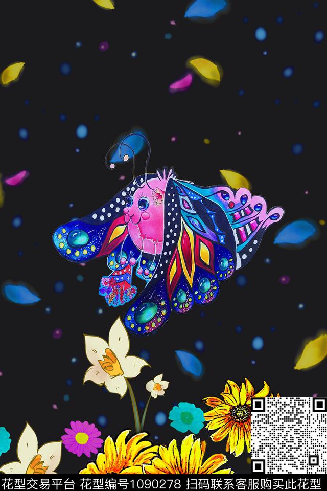 数码华亿平台花卉动物数码印花华亿平台下载（图片编号: 1090278） - 瓦栏（Walan）