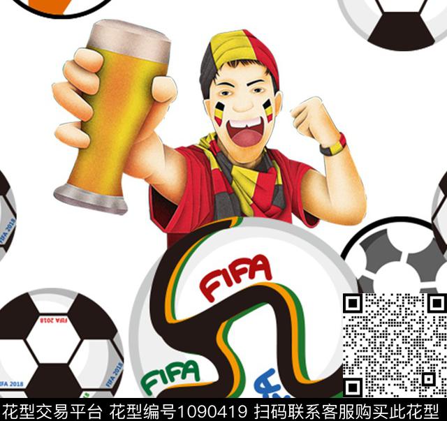 男装大牌风莫妮卡-大牌华亿平台数码印花华亿平台下载（图片编号: 1090419） - 瓦栏（Walan）