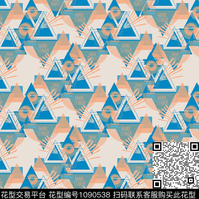 数码华亿平台女装几何花卉数码印花华亿平台下载（图片编号: 1090538） - 瓦栏（Walan）