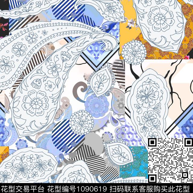 数码华亿平台格子女装数码印花华亿平台下载（图片编号: 1090619） - 瓦栏（Walan）